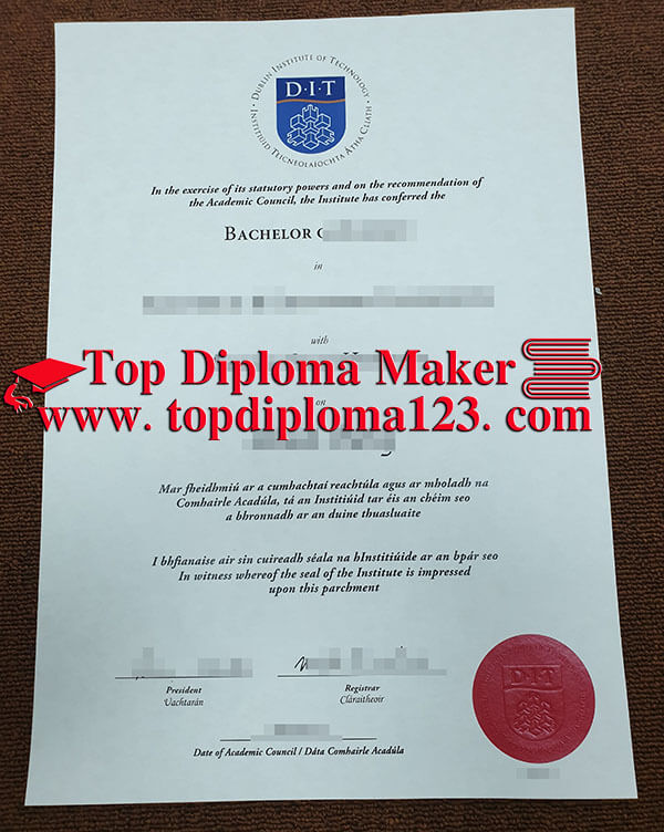 Dublin Institute of Technology (DIT) fake degree 