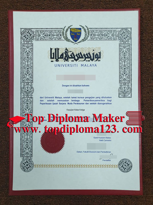 fake University of Malaya degree