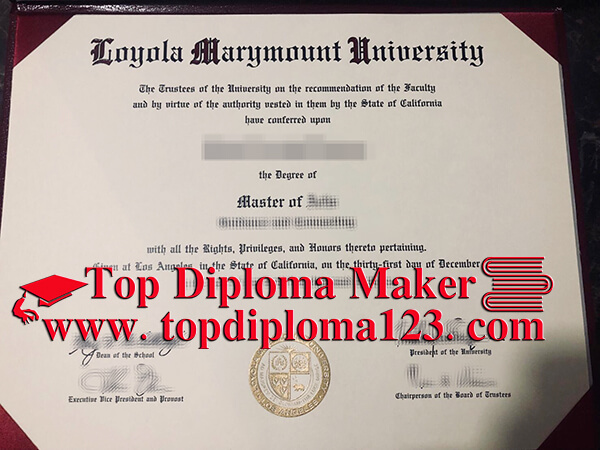 Loyola Marymount University degree