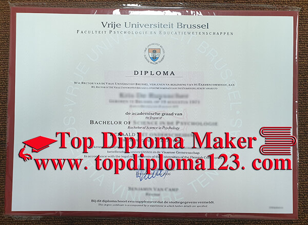  Vrije Universiteit Brussel diploma