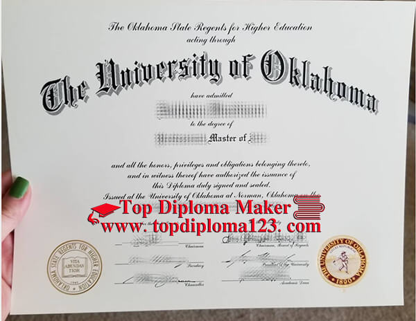  University of Oklahoma degree