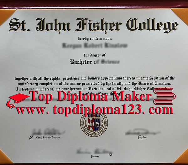  St. John Fisher College diploma