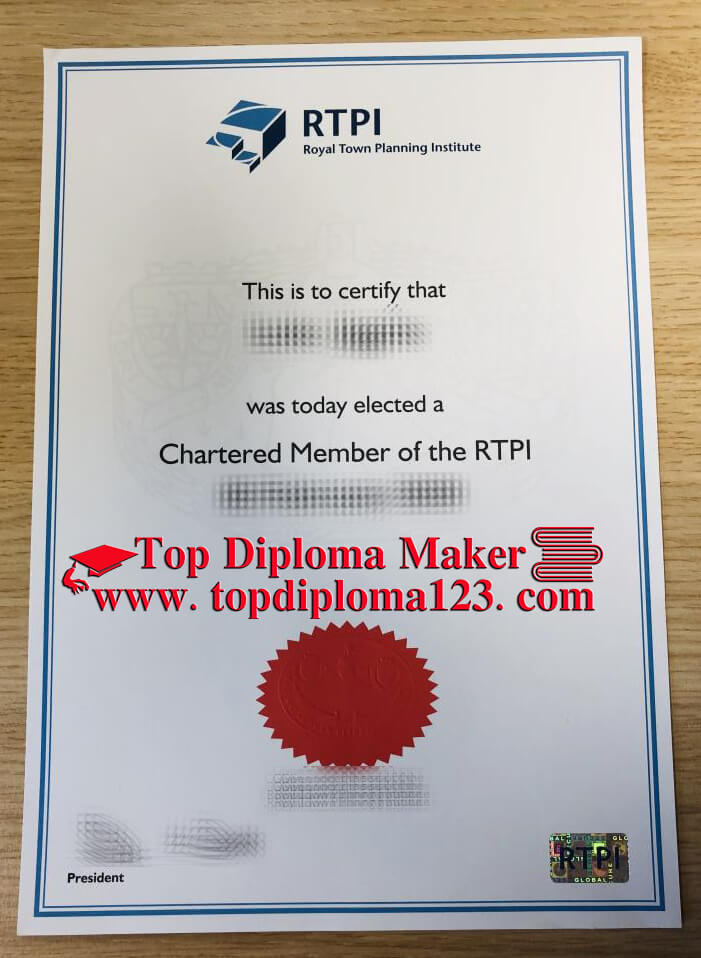  RTPI certificate, buy a degree