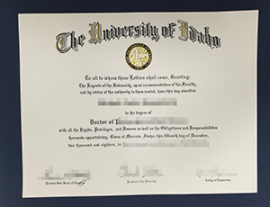 How much for fake University of Idaho degree?