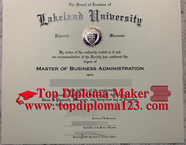 Lakeland University diploma