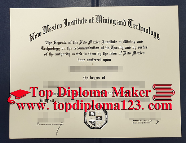 New Mexico Institute of Mining and Technology diploma