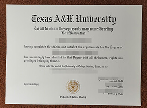 You Want Fake Texas A&M University Diploma?