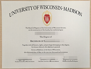 Fast Buy University of Wisconsin-Madison fake Diplo