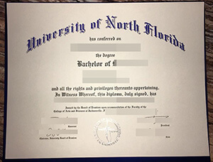 University of North Florida (UNF) fake degree for s