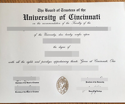 Buy degree online, University of Cincinnati degree