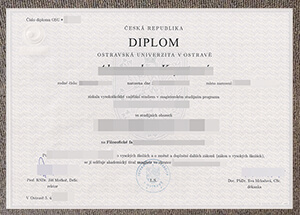 Buy fake University of Ostrava degree from Czech Re