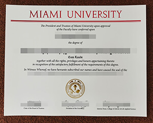 How to get a fake Miami University bachelor degree?