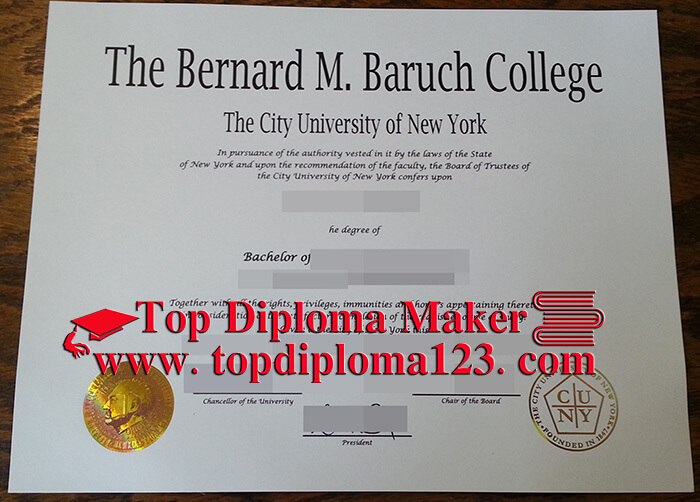 Bernard M. Baruch College degree