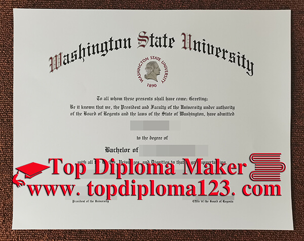  WSU diploma, Buy fake diploma