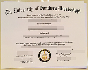 University of Southern Mississippi fake diploma sam