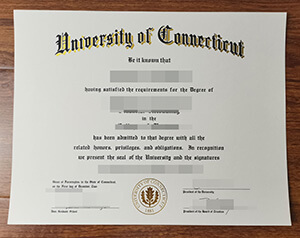 University of Connecticut (UConn) fake diploma make