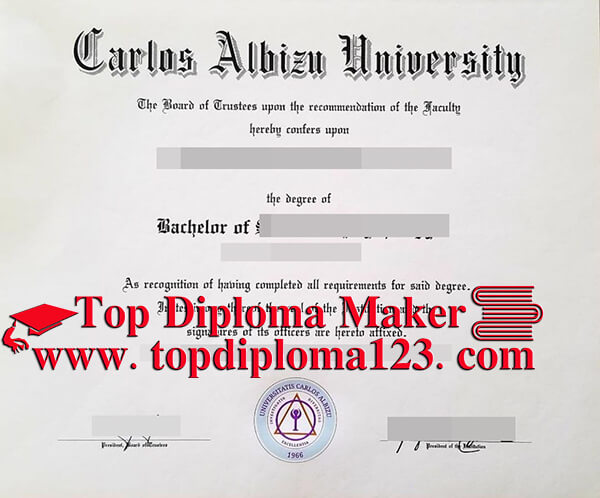 Carlos Albizu University diploma