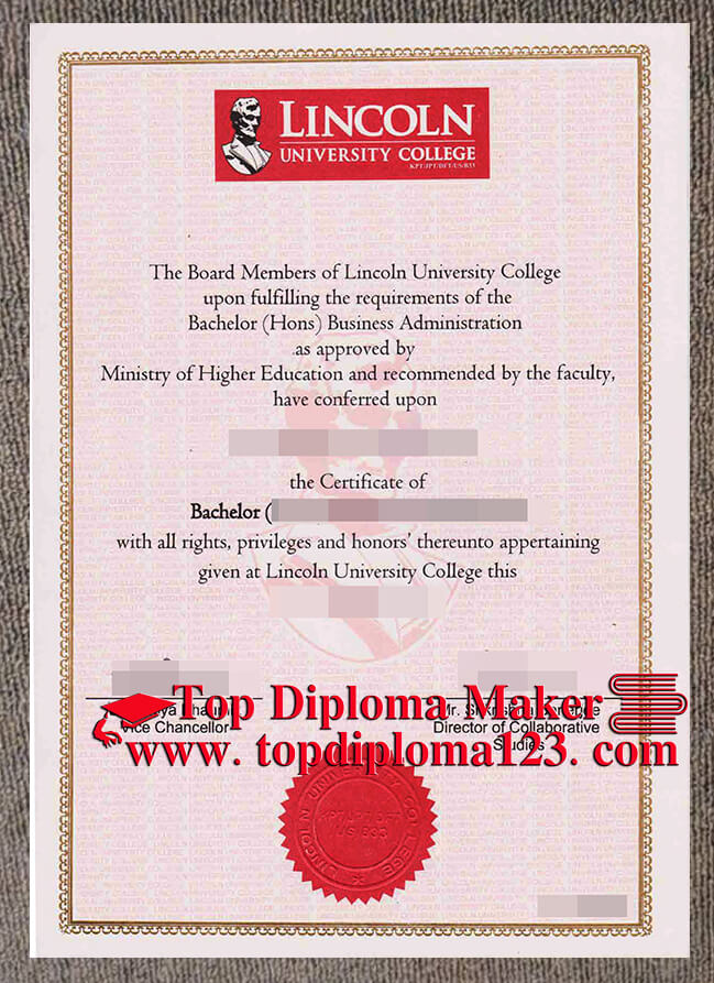 Lincoln University College diploma