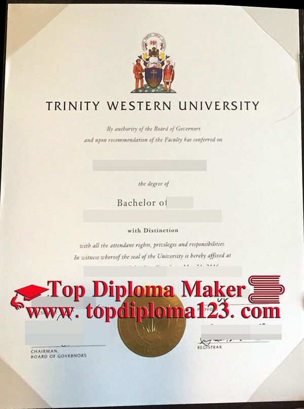 Trinity Western University diploma