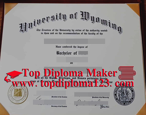 University of Wyoming diploma 