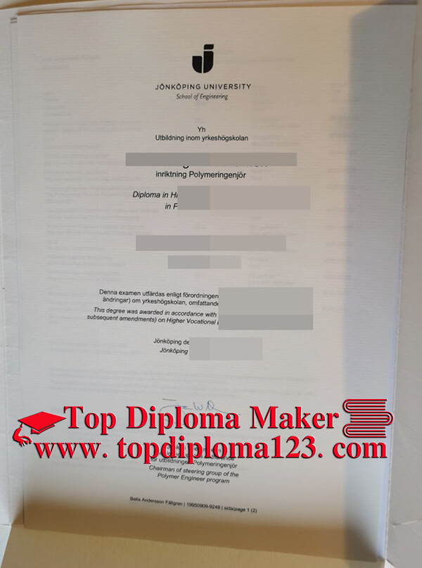  Jonkoping University degree 