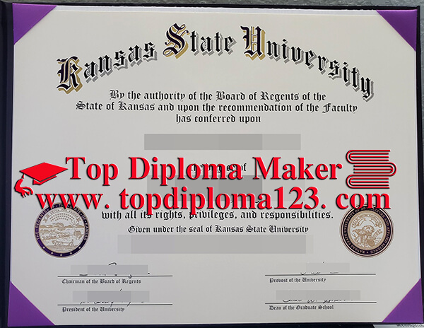 Kansas State University diploma