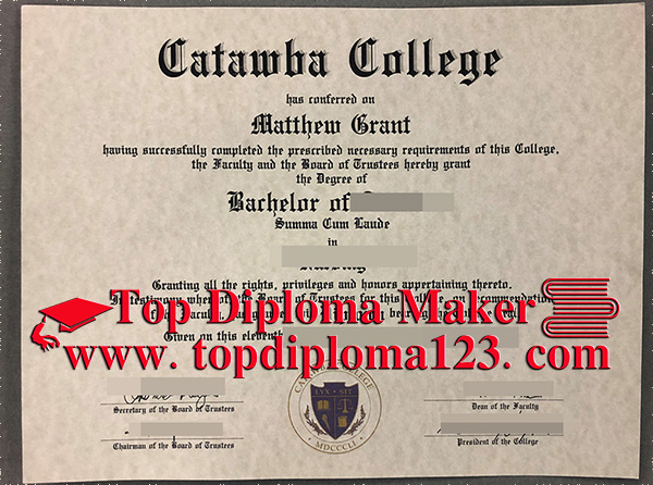  Catawba College diploma