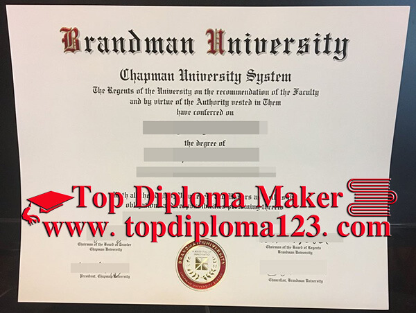 Brandman University diploma