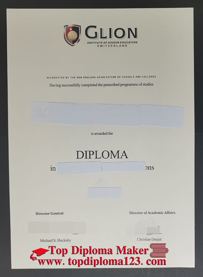 GLION diploma, Buy fake GLION degree