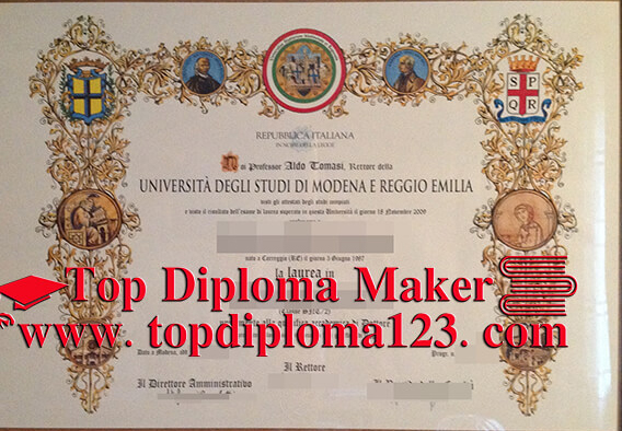 Buy University of Modena and Reggio Emilia diploma Italy