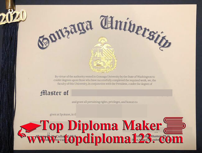  Gonzaga University diploma