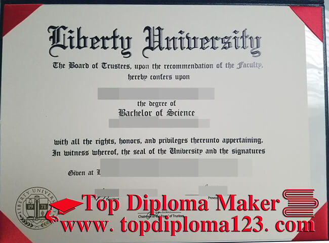 fake  Liberty University Sciences diploma