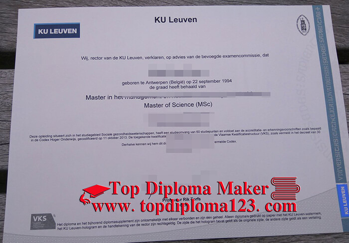  Ku Leuven Diploma