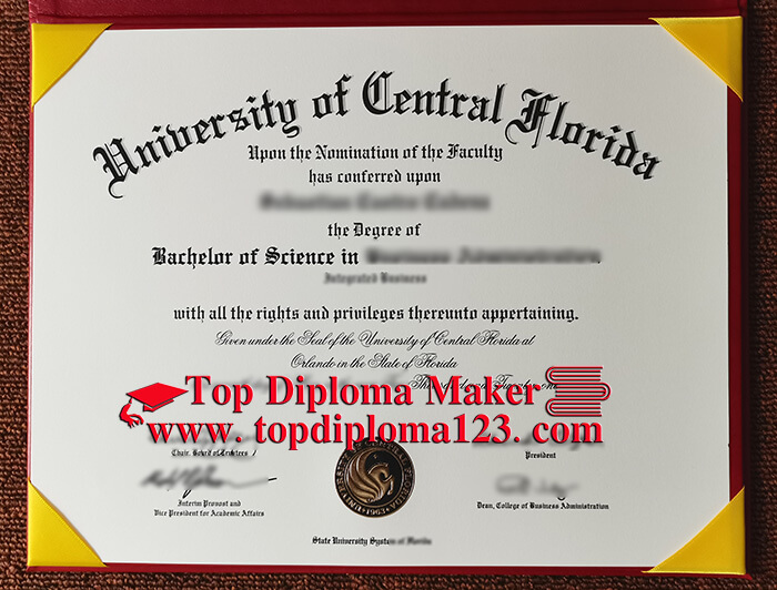  UCF Bachelor of Science diploma